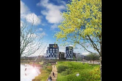 Glasgow 2014 Commonwealth Games Athletes' Village, designed by RMJM and WSP